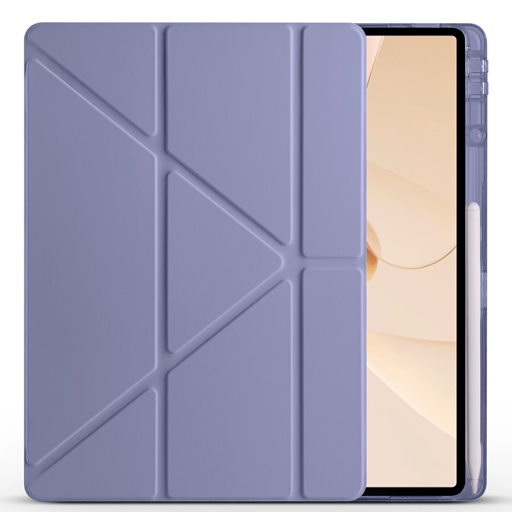 Huawei Matepad 12X Uyumlu Kılıf Zore Tri Folding Kalem Bölmeli Standlı Kılıf