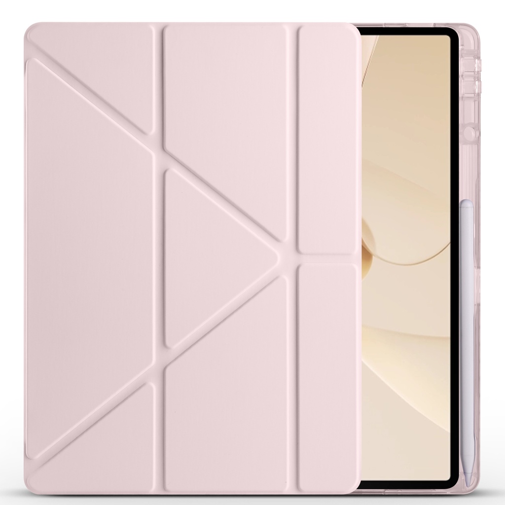 Huawei Matepad 12X Uyumlu Kılıf Zore Tri Folding Kalem Bölmeli Standlı Kılıf