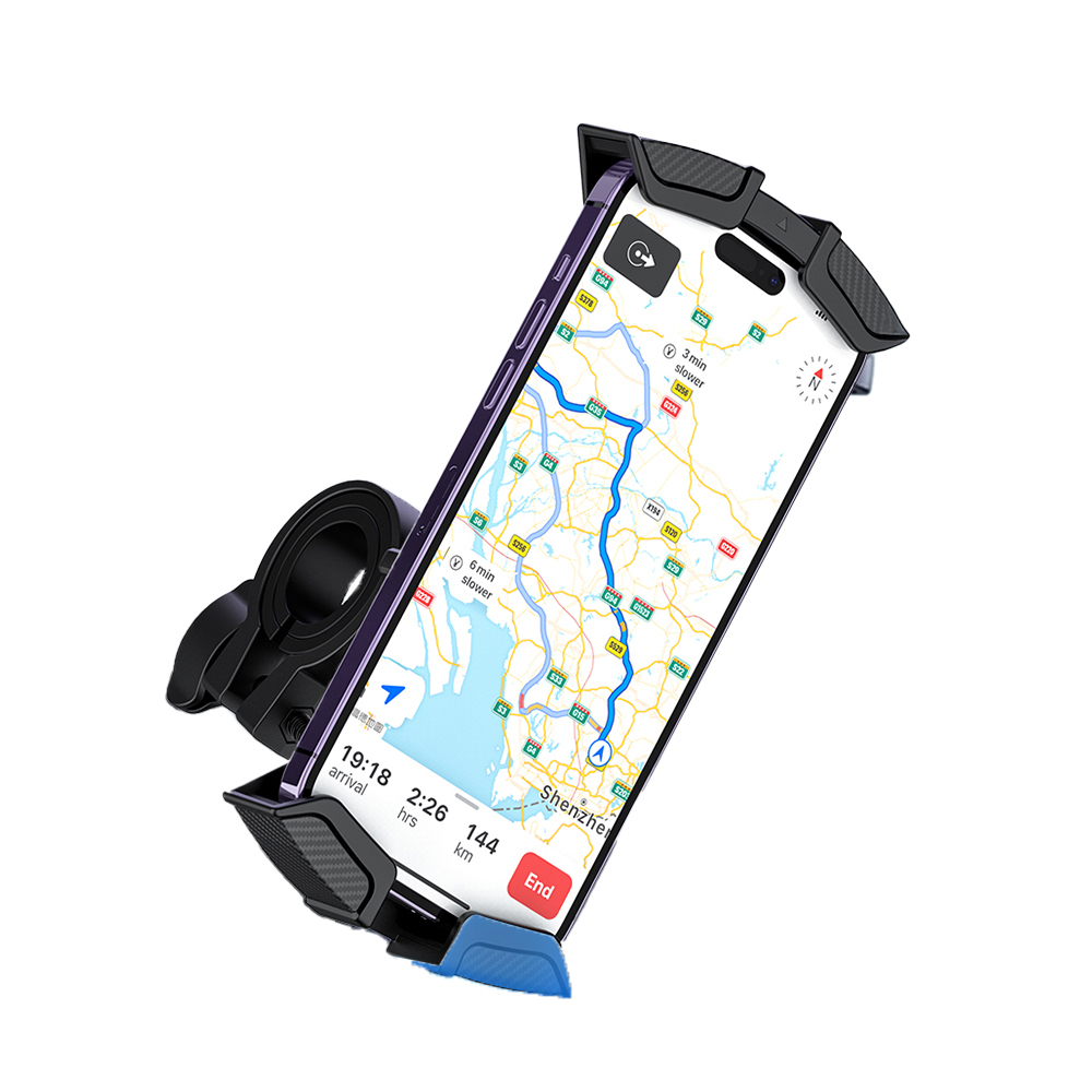 [RNZ-TA121659] Recci RHO-C33 360° Derece Dönebilen Ayarlanabilir Motosiklet ve Bisiklet Telefon Tutucu