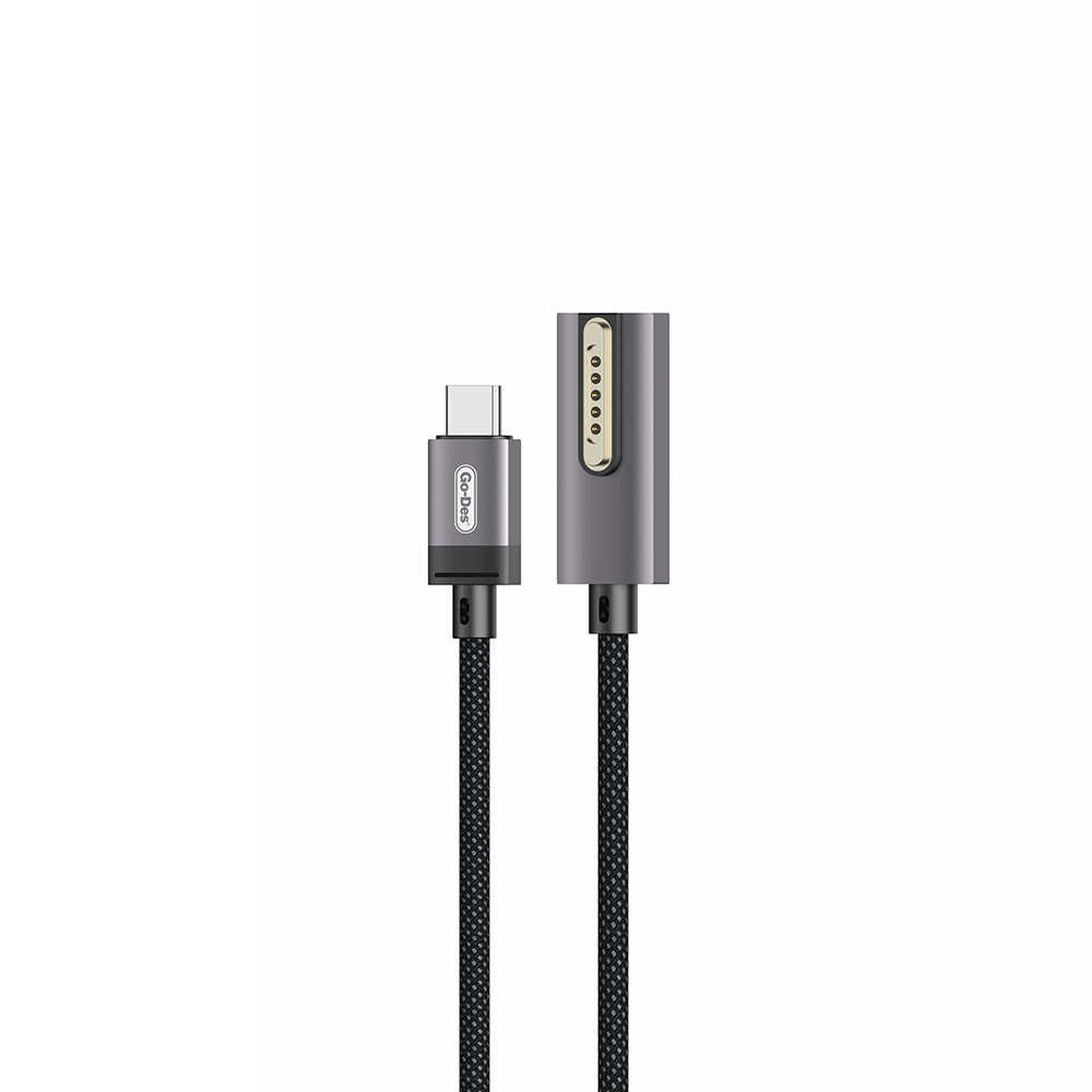 [RNZ-TA122553] Go Des GD-UC808 Type-C to M-safe Macbook Şarj Kablosu 140W 2 Metre