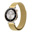 Huawei Watch GT 4 41mm 18mm Uyumlu Kordon Hasır Metal Mıknatıslı Örgü Zore KRD-01 Kayış