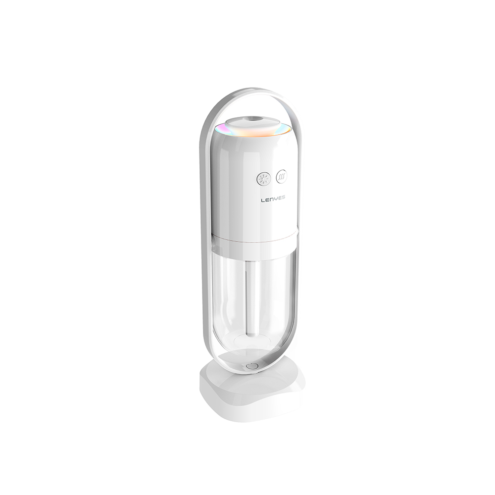 [RNZ-TA122386] Lenyes LHU04 Kum Saati Tipi 360 Derece Dönebilen RGB Atmosfer Işıklı Sessiz Hava Nemlendirici
