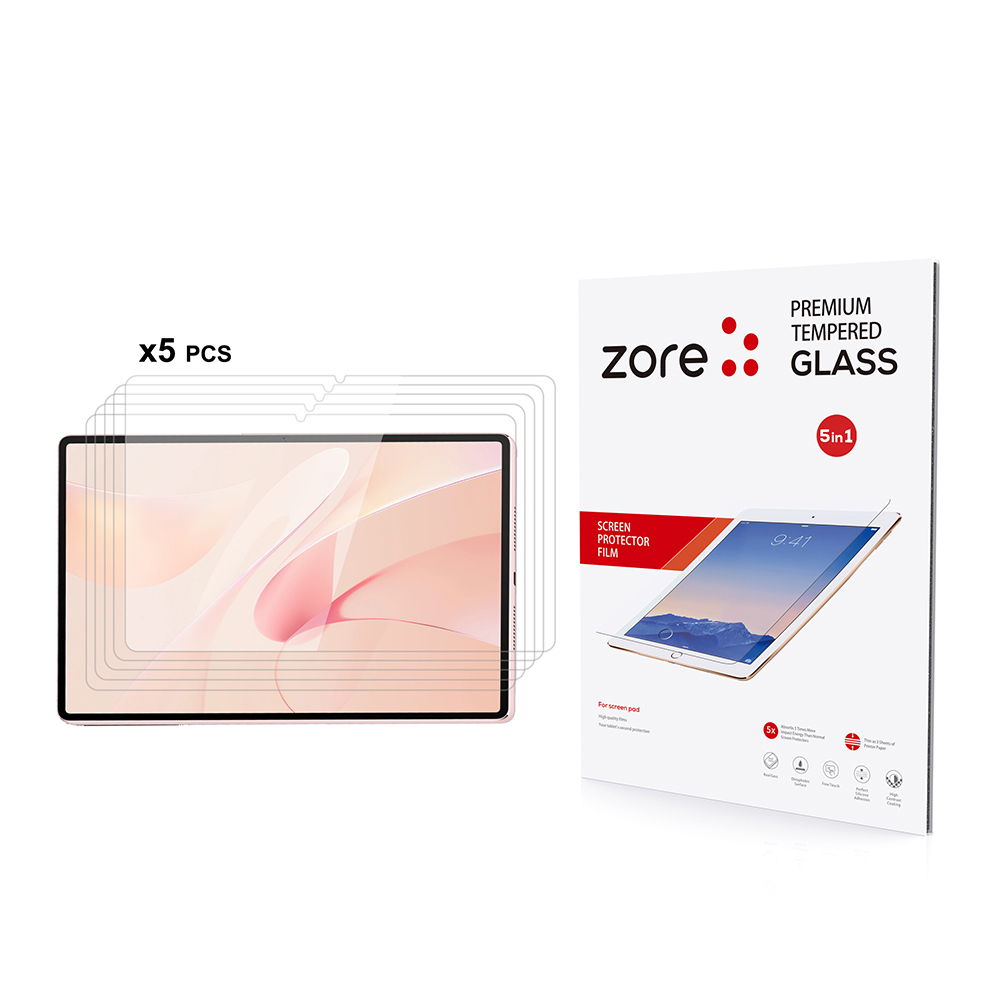 [RNZ-TA122252] Huawei MatePad 12X Uyumlu Zore 5in1 Tablet Temperli Cam Ekran Koruyucu