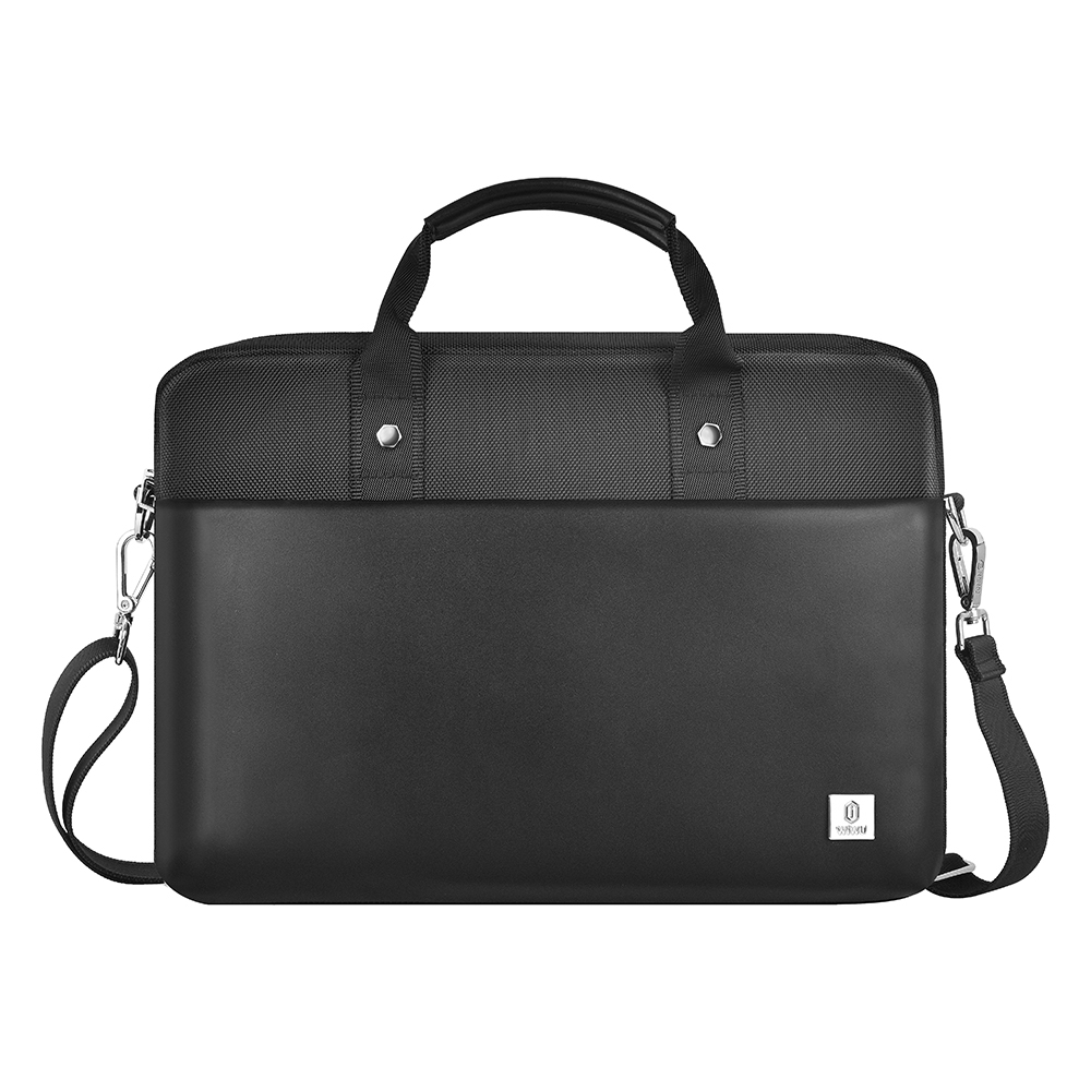 Wiwu Hali Serisi 1680D Su Geçirmez Polyester Kumaş Çapraz Vücut Askılı 15.6 inç Laptop Çantası
