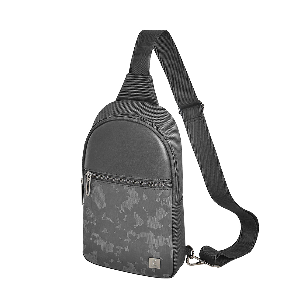 Wiwu Salem Serisi Crossbody Su Geçirmez Polyester Kumaş Omuz Askılı Çapraz Vücut Çantası