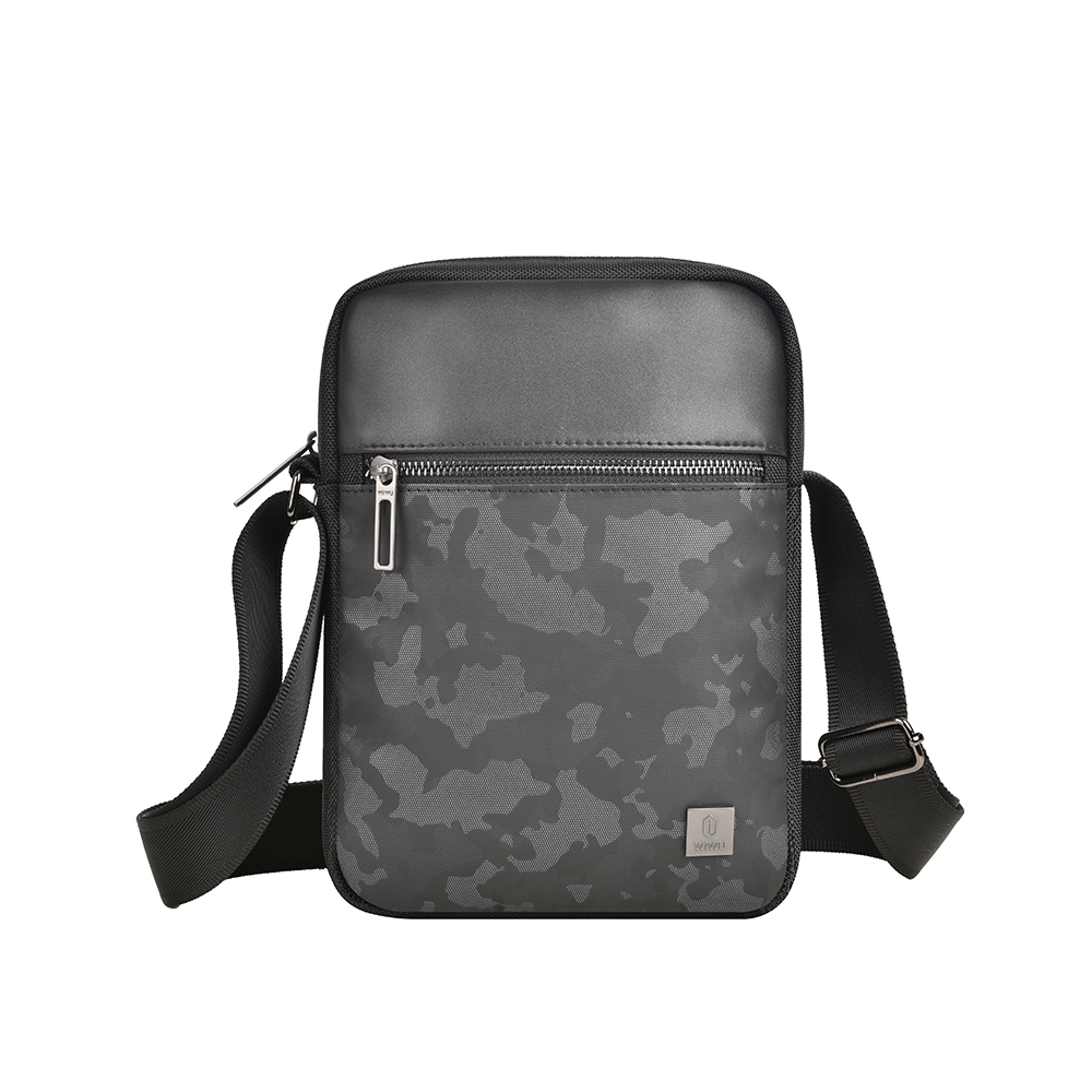 [RNZ-TA122378] Wiwu Salem Serisi Sling Su Geçirmez Polyester Kumaş Çapraz Askılı Vücut Çantası