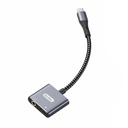 Go Des GD-UC160 2in1 Type-C To 3.5mm Aux Çevirici Ses Adaptörü