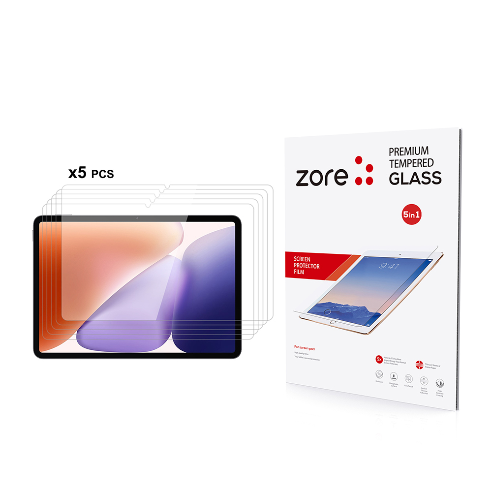 [RNZ-TA122253] Xiaomi Pad 7 Uyumlu Zore 5in1 Tablet Temperli Cam Ekran Koruyucu