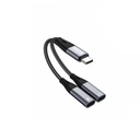 Go Des GD-UC163 Type-C 2in1 Şarj ve Ses Kablosu