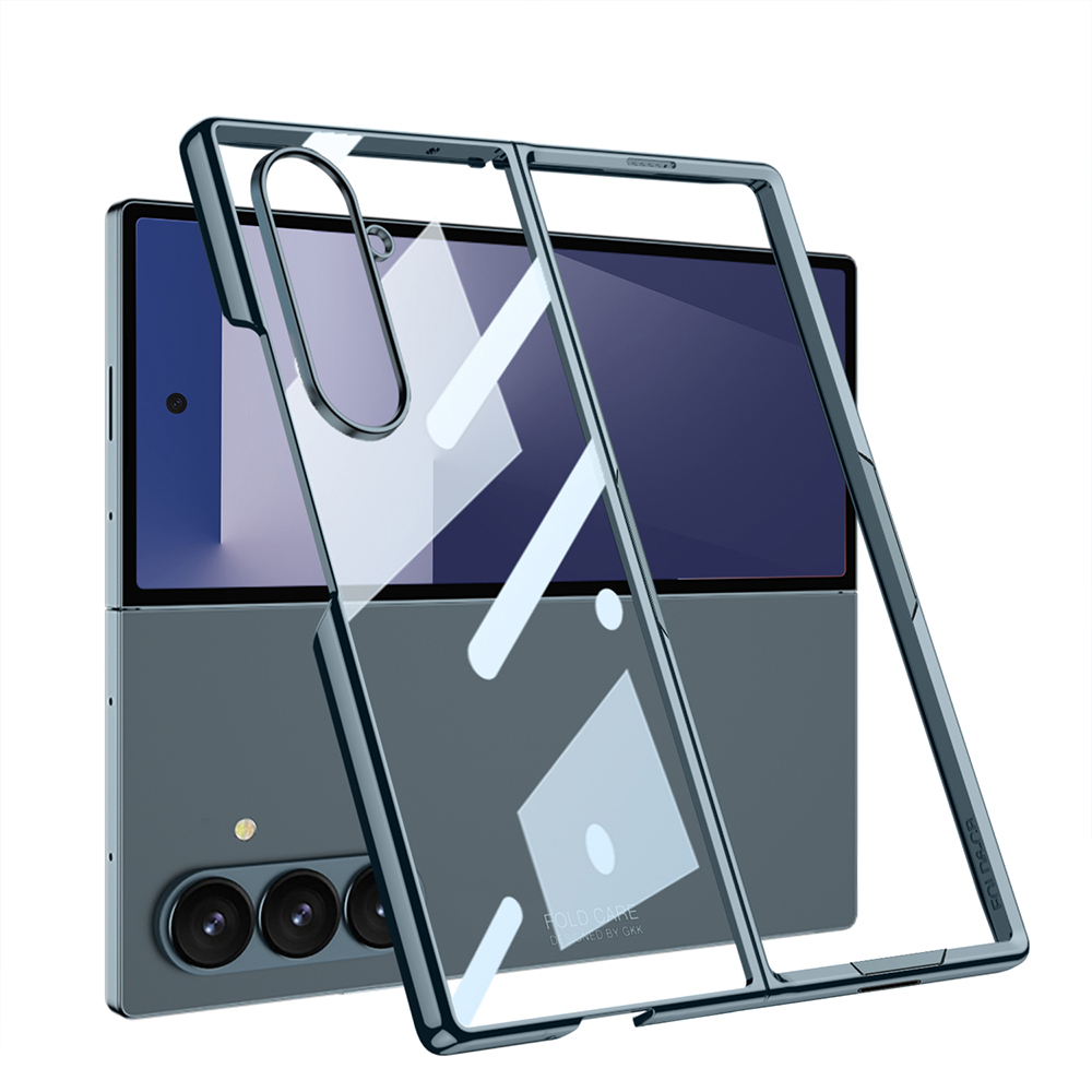 Samsung Galaxy Z Fold 7 Uyumlu Kılıf Zore Full Camlı Kıpta Kapak
