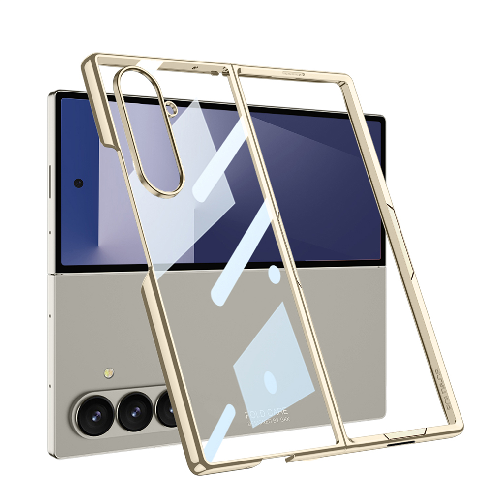 Samsung Galaxy Z Fold 7 Uyumlu Kılıf Zore Full Camlı Kıpta Kapak