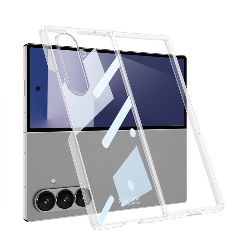 Samsung Galaxy Z Fold 7 Uyumlu Kılıf Zore Full Camlı Kıpta Kapak