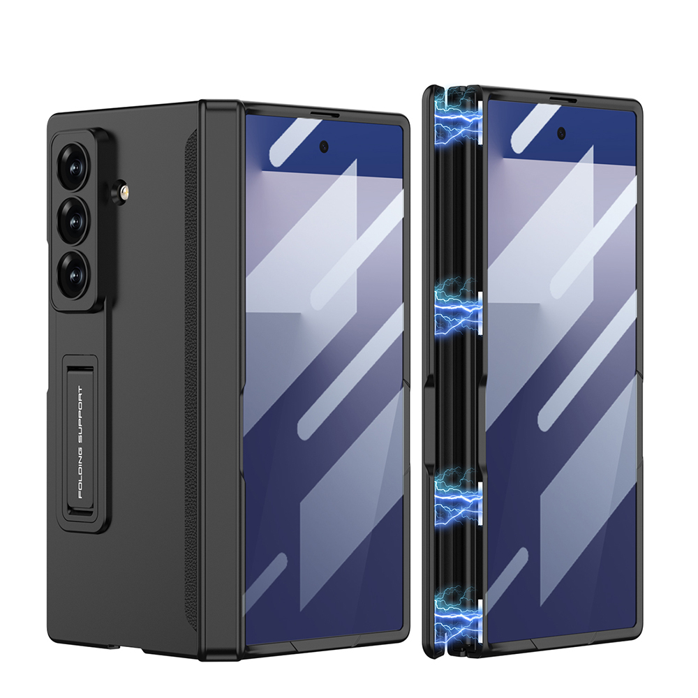 [RNZ-TA123077] Samsung Galaxy Z Fold 7 Uyumlu Kılıf Zore M-Magnet Kılıf (Siyah)