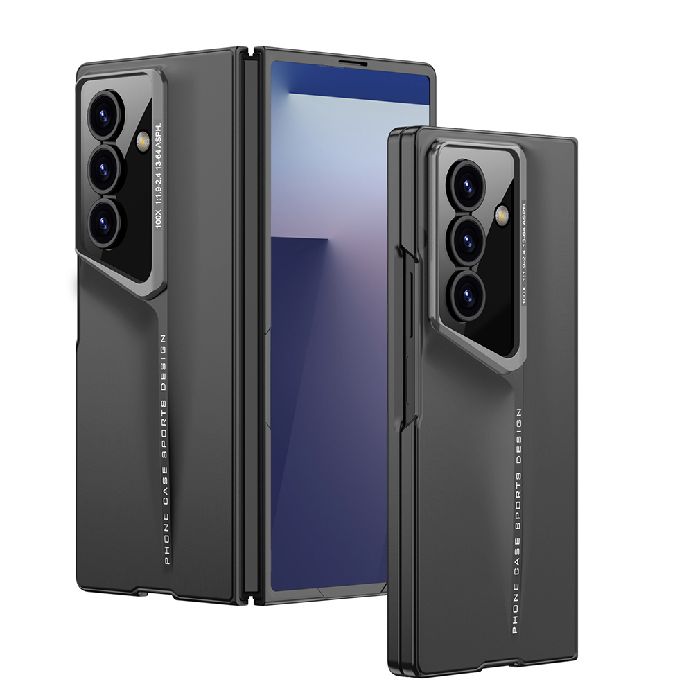 [RNZ-TA123067] Samsung Galaxy Z Fold 7 Uyumlu Kılıf Ultra İnce Kamera Korumalı Sert Rubber Zore Procase Kapak (Siyah)