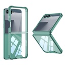 Samsung Galaxy Z Flip 7 Uyumlu Kılıf Zore Full Camlı Kıpta Kapak