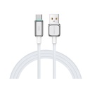 Recci RS42C Lamp Display Serisi USB-A to Type-C 100W Hızlı Şarj Özellikli Data ve Şarj Kablosu 1.5M