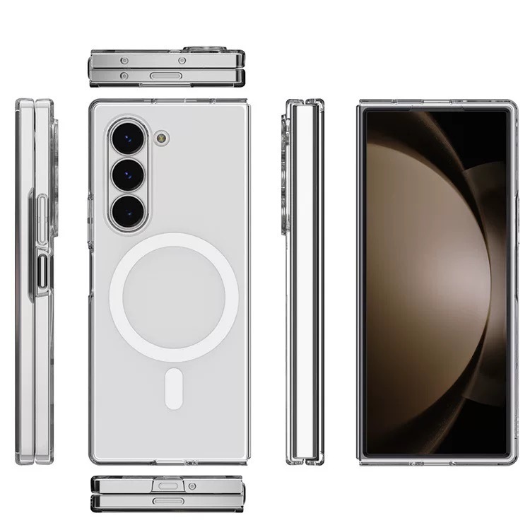 [RNZ-TA123299] Samsung Galaxy Z Fold 6 Uyumlu Kılıf Kamera Korumalı M-safe Sert PC Zore Porto Kapak
