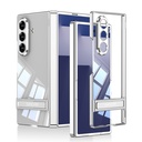 Samsung Galaxy Z Fold 7 Uyumlu Kılıf Kamera Korumalı Şeffaf Tasarımlı Zore Lego Standlı Kapak