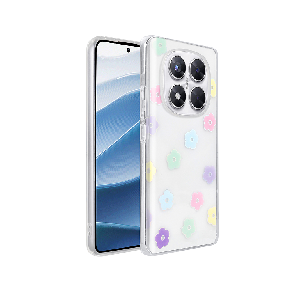 Xiaomi Redmi Note 14 Pro 4G Uyumlu Kılıf Şeffaf Figürlü Zore Folk Sert Kapak