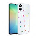 Samsung Galaxy A06 Uyumlu Kılıf Şeffaf Figürlü Zore Folk Sert Kapak