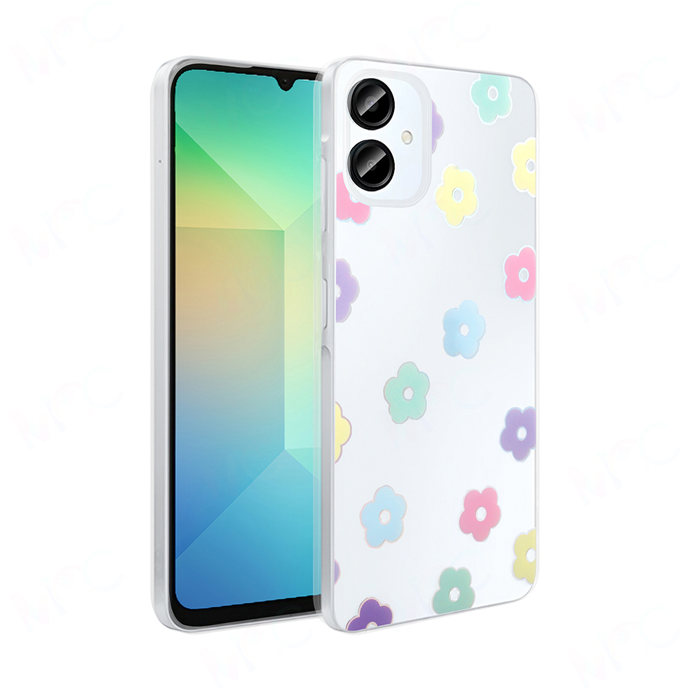 Samsung Galaxy A06 Uyumlu Kılıf Şeffaf Figürlü Zore Folk Sert Kapak