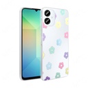 Samsung Galaxy A06 Uyumlu Kılıf Şeffaf Figürlü Zore Folk Sert Kapak