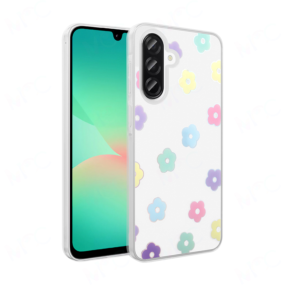 Samsung Galaxy A26 Uyumlu Kılıf Şeffaf Figürlü Zore Folk Sert Kapak