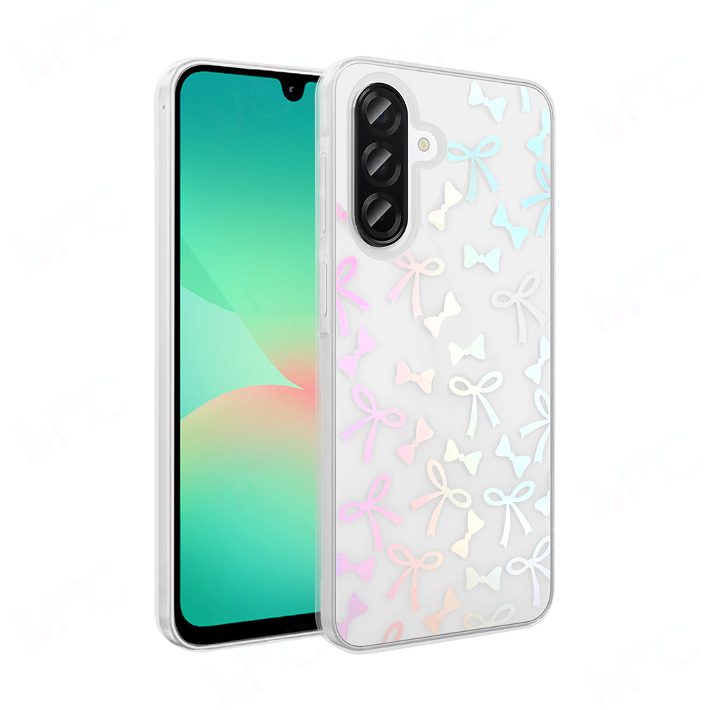 Samsung Galaxy A56 Uyumlu Kılıf Şeffaf Figürlü Zore Folk Sert Kapak