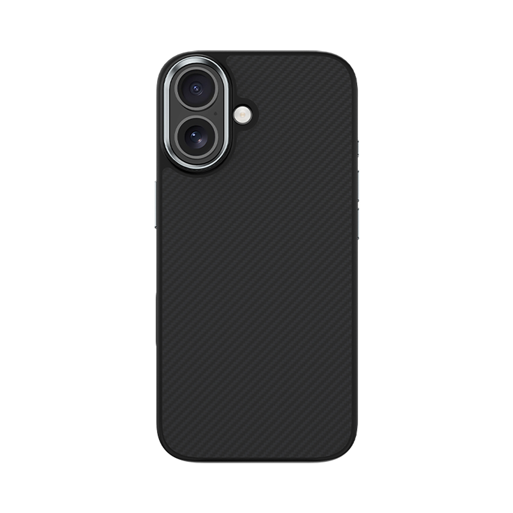 [RNZ-TA122869] Apple iPhone 17 Uyumlu Kılıf Karbon Fiber M-safe Şarj Özellikli Benks Hybrid ArmorPro 600D Kevlar Kapak