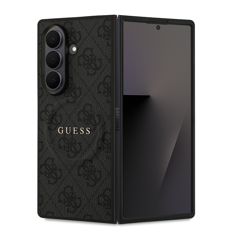 Samsung Galaxy Z Fold 7 Uyumlu Kılıf Guess Orjinal Lisanslı M-safe Şarj Özellikli 4G Desen Yazı Logolu Kapak