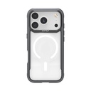 Apple iPhone 17 Pro Uyumlu Kılıf M-safe Şarj Özellikli Airbagli Raptic Shield Serisi Şeffaf Arka Yüzey Kapak