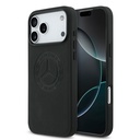 Apple iPhone 17 Pro Max Uyumlu Kılıf Mercedes Benz Orjinal Lisanslı M-safe Şarj Özellikli Hakiki Deri Nostaljik Yıldız Dizayn Kapak