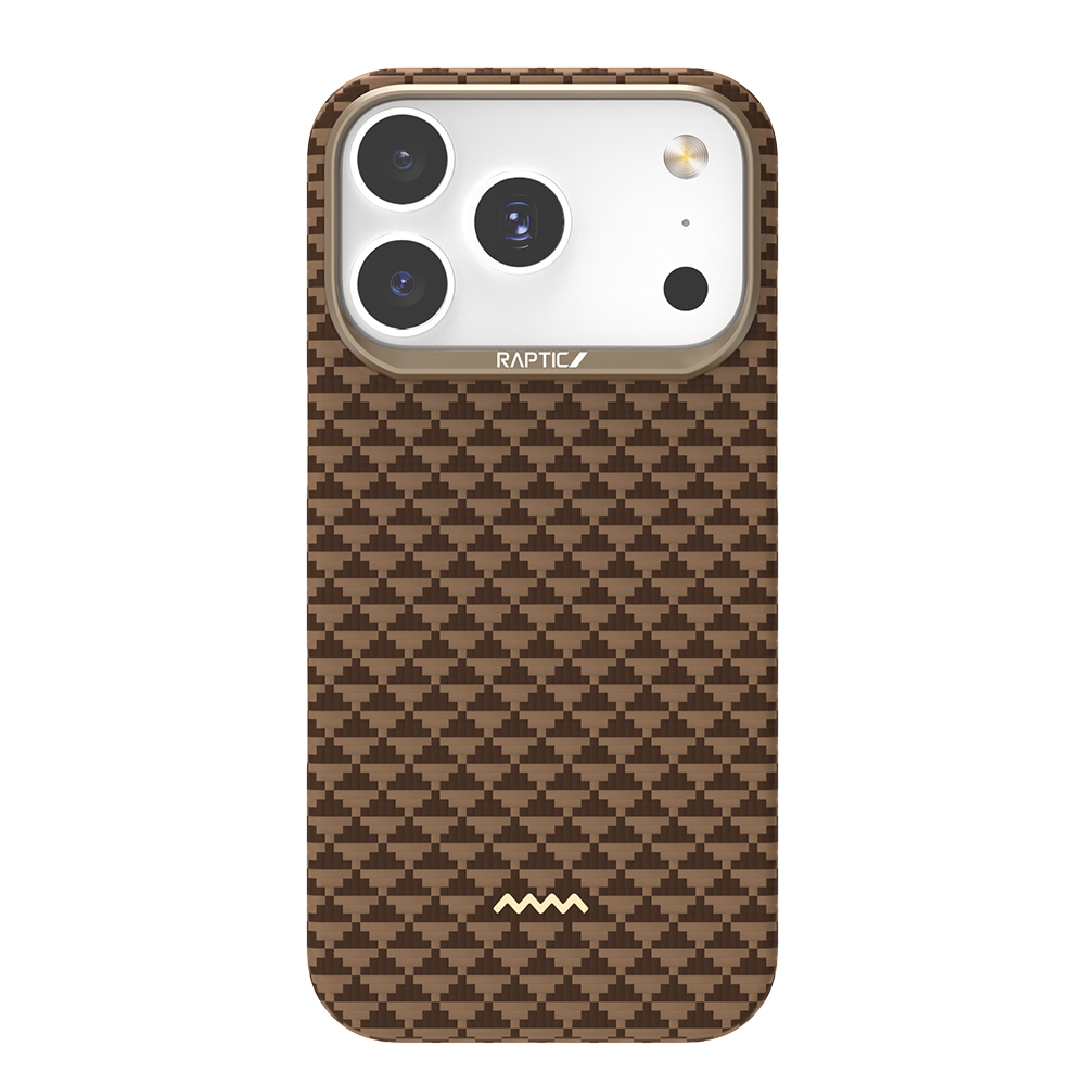 Apple iPhone 17 Pro Uyumlu Kılıf M-safe Şarj Özellikli Raptic Aramid Skin Origin Serisi Kapak