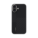 Apple iPhone 17 Uyumlu Kılıf M-safe Şarj Özellikli Karbon Fiber Benks Montage ArmorAir Kevlar Kapak