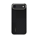 Apple iPhone 17 Air Uyumlu Kılıf M-safe Şarj Özellikli Karbon Fiber Benks Montage ArmorAir Kevlar Kapak