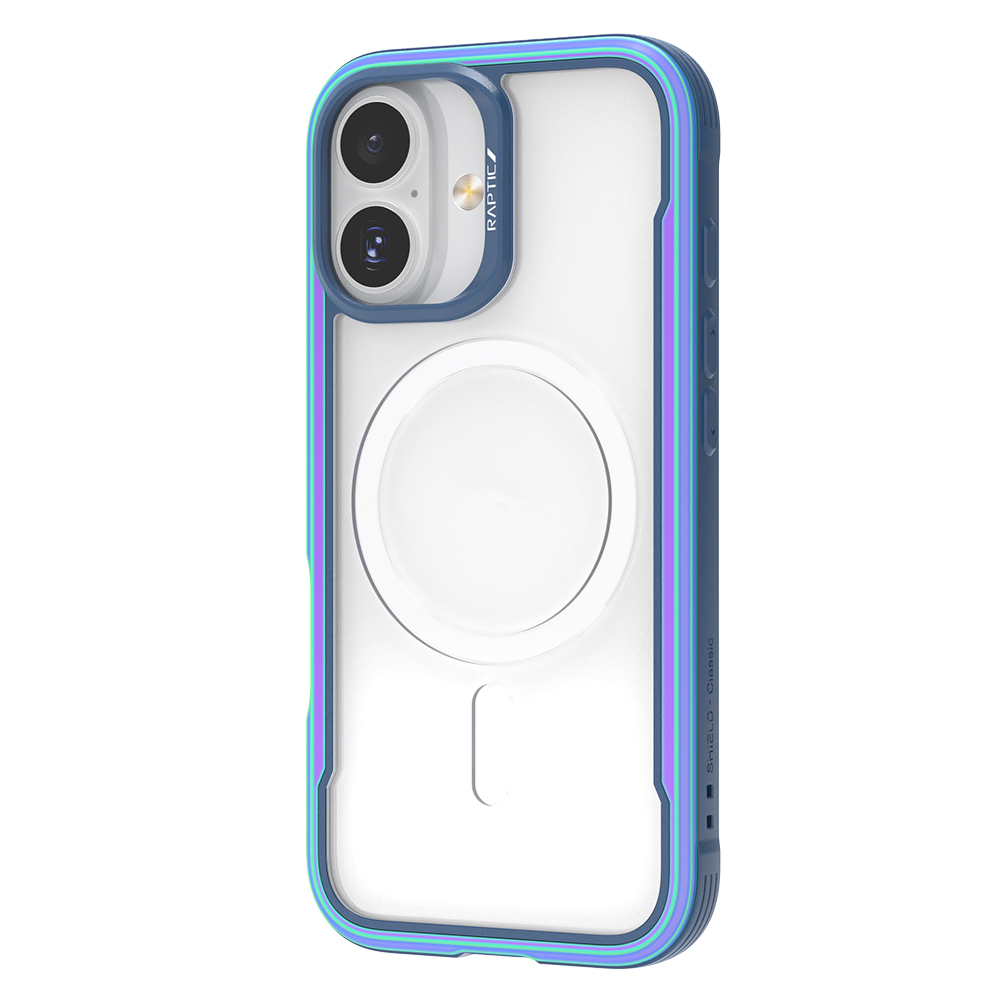 Apple iPhone 17 Uyumlu Kılıf M-safe Şarj Özellikli Airbagli Raptic Shield Serisi Şeffaf Arka Yüzey Kapak