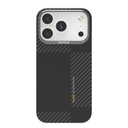 Apple iPhone 17 Pro Uyumlu Kılıf M-safe Şarj Özellikli 600D Metal Kamera Çerçeveli Raptic Aramid Fiber Geotik Serisi Kapak