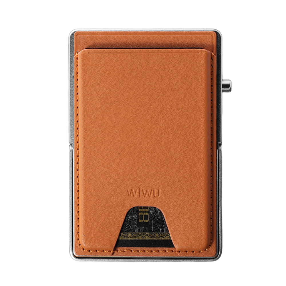 Wiwu MW-006 Tasarımlı 6 Hazneli PU Magnetik Standlı Kartlık