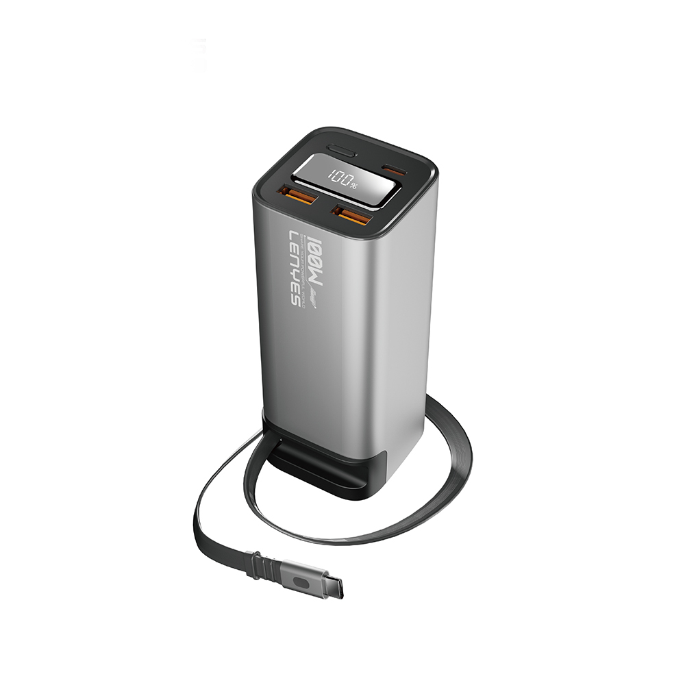 [RNZ-TA121749] Lenyes PX2001D Hızlı Şarj Özellikli Dijital LED Göstergeli Taşınabilir Powerbank 100W 20000mAh