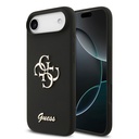 Apple iPhone 17 Air Uyumlu Kılıf Guess Orjinal Lisanslı Grained Yazı Logolu Kapak