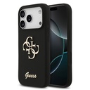 Apple iPhone 17 Pro Uyumlu Kılıf Guess Orjinal Lisanslı Grained Yazı Logolu Kapak