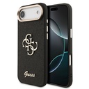 Apple iPhone 17 Air Uyumlu Kılıf Guess Orjinal Lisanslı 4G Büyük Metal Kamera Çerçeveli ve Logolu Glitter Kapak