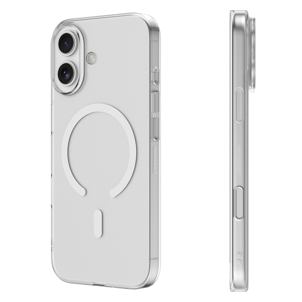 Apple iPhone 17 Uyumlu Kılıf M-safe Şarj Özellikli Youngkit High Definition Serisi Kapak