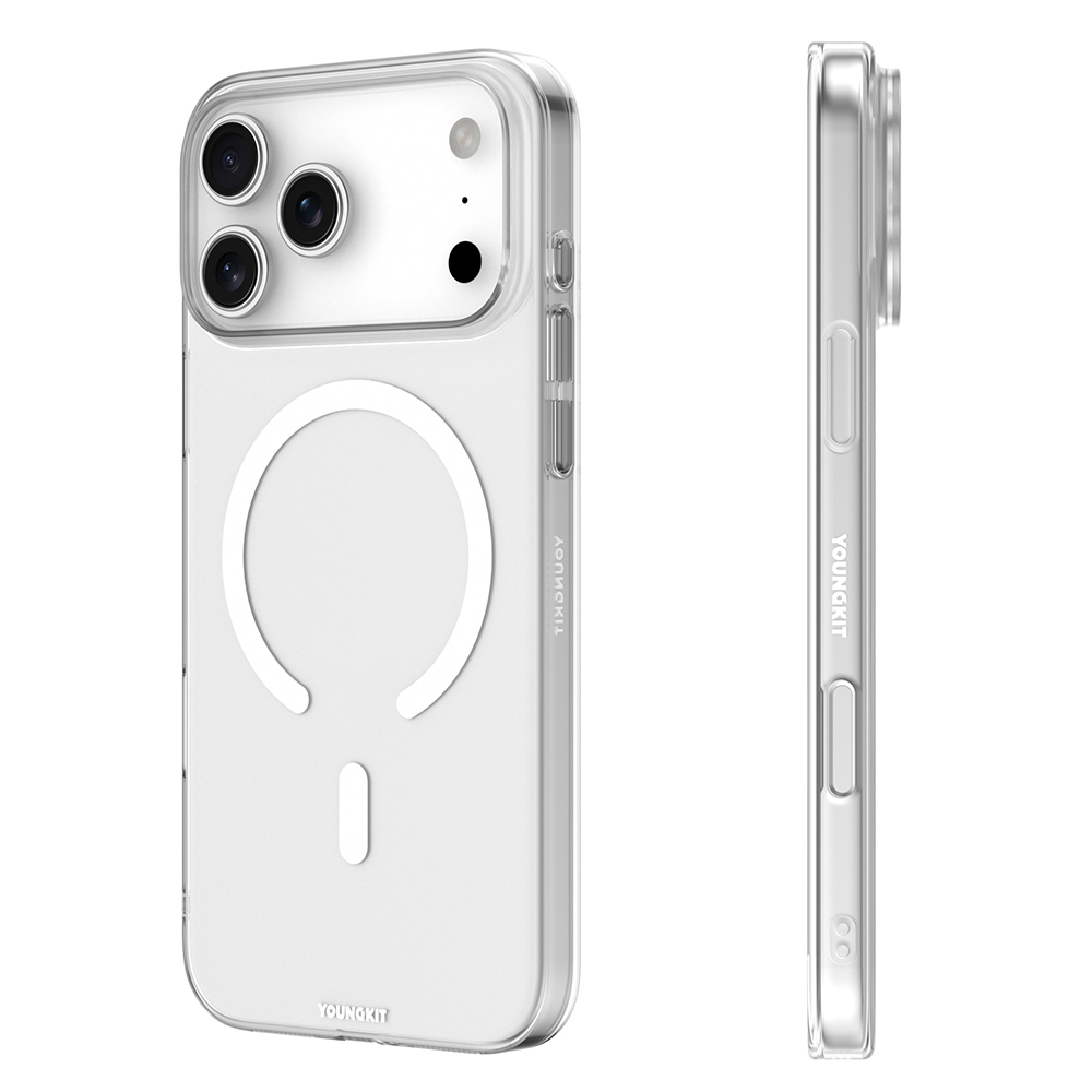 Apple iPhone 17 Pro Max Uyumlu Kılıf M-safe Şarj Özellikli Youngkit High Definition Serisi Kapak
