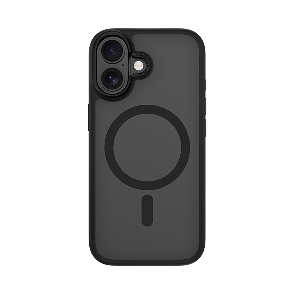 [RNZ-TA122840] Apple iPhone 17 Uyumlu Kılıf M-safe Şarj Özellikli Benks Mist Protective Kapak (Siyah)