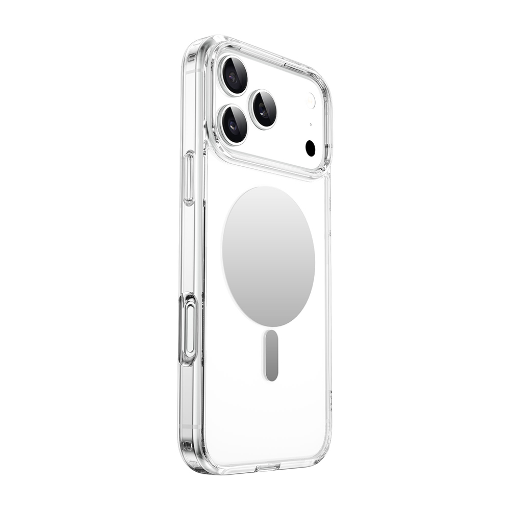 [RNZ-TA123756] Apple iPhone 17 Pro Max Uyumlu Kılıf M-safe Şarj Özellikli Wiwu MCC-701 Aynalı Pro Serisi Sert PC Kapak