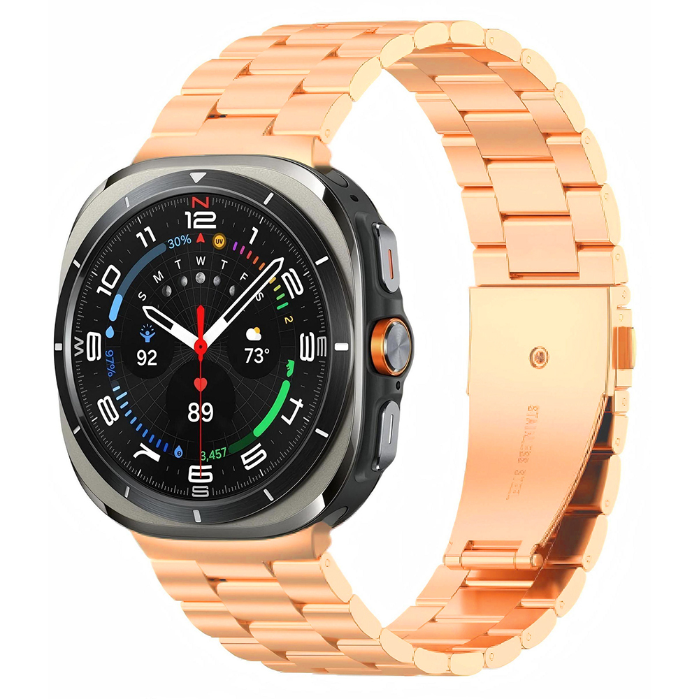 ​​Samsung Galaxy Watch 8 Uyumlu Zore KRD-04 Metal Kordon