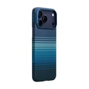 Apple iPhone 17 Pro Uyumlu Kılıf M-safe Şarj Özellikli Aramid Fiber Pitaka Tactile Woven Sunset-Moonrise Serisi Kapak