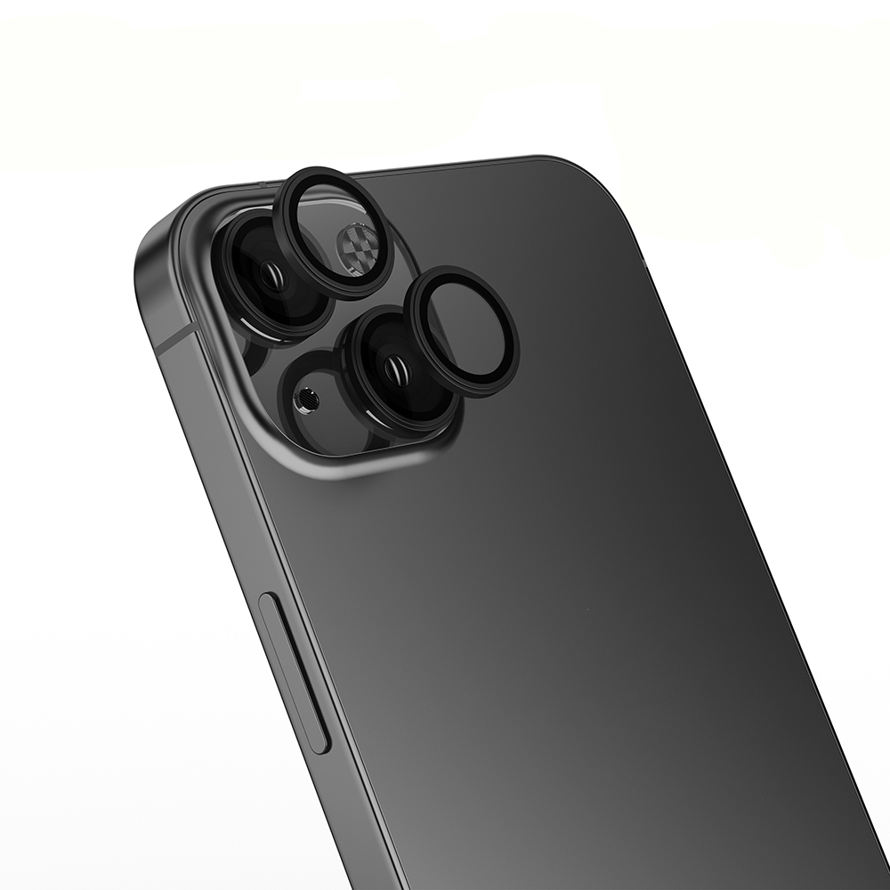 [RNZ-TA122641] Apple iPhone 14 Uyumlu Zore Mikro Kamera Lens Koruyucu (Siyah)