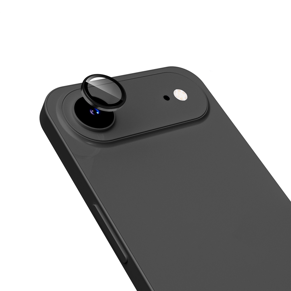 [RNZ-TA122669] Apple iPhone 17 Air Uyumlu Zore Mikro Kamera Lens Koruyucu (Siyah)